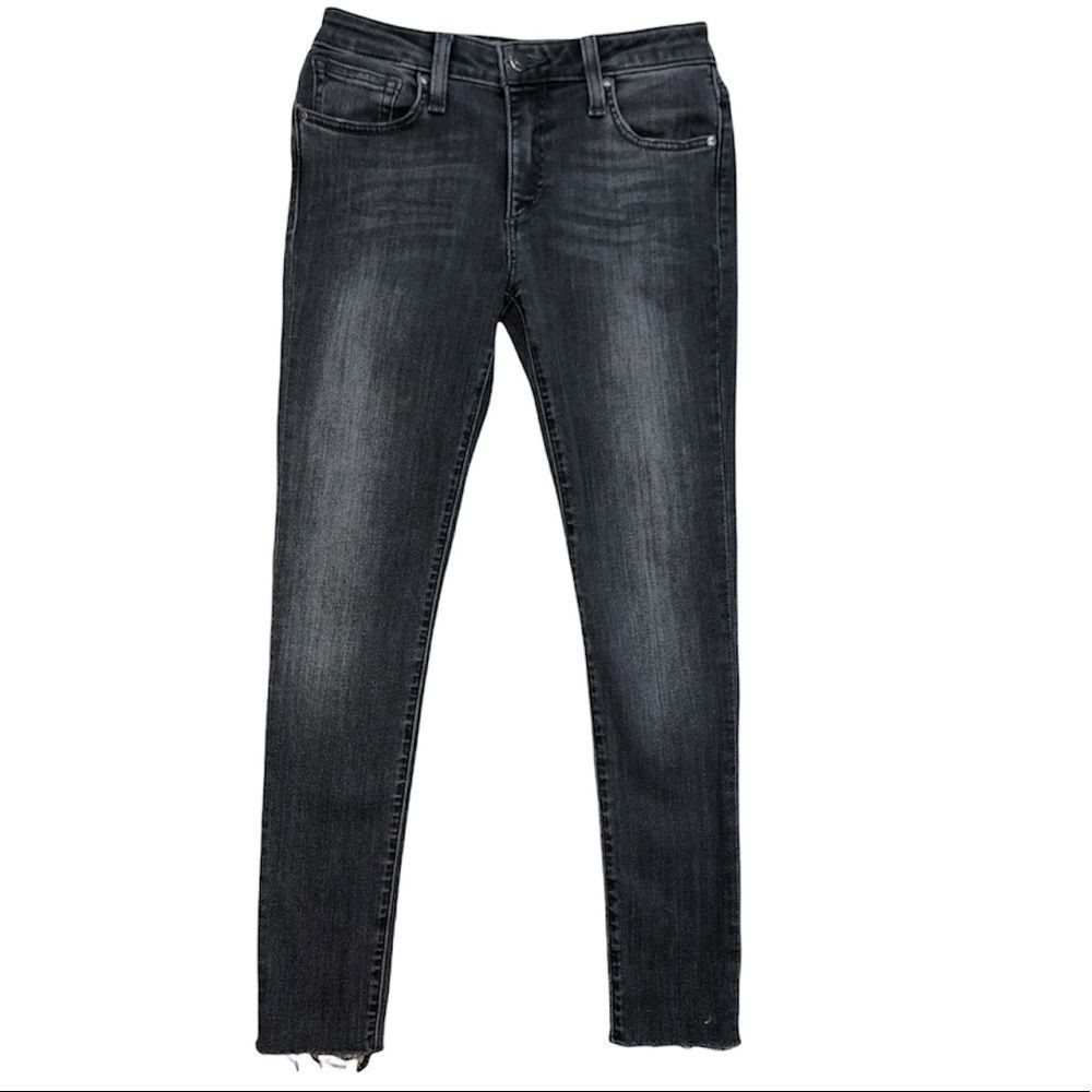 JOES Lara Mid Rise Raw Ankle Crop Straight Jeans sz 26